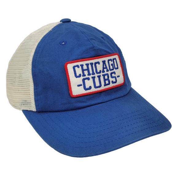 American Needle Other - Chicago Cubs Hat - Cooperstown Collection Snapback Baseball Trucker Cap Blue MLB